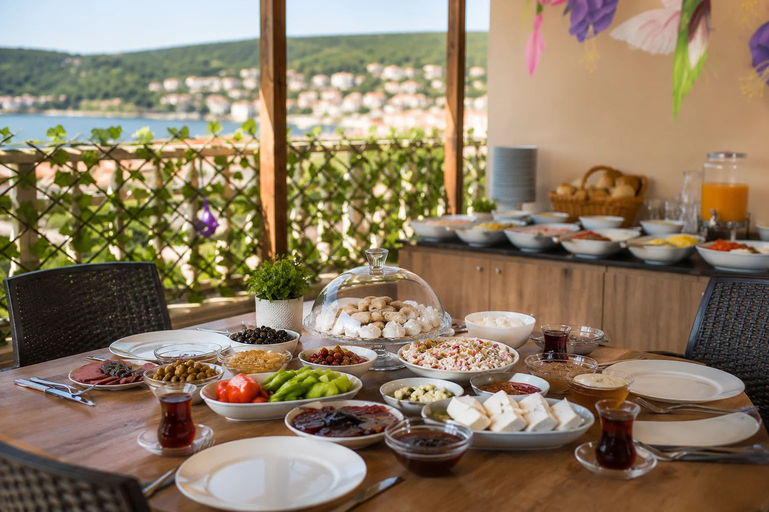 Kahvaltı - Açık büfe reyonu